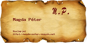 Magda Péter névjegykártya